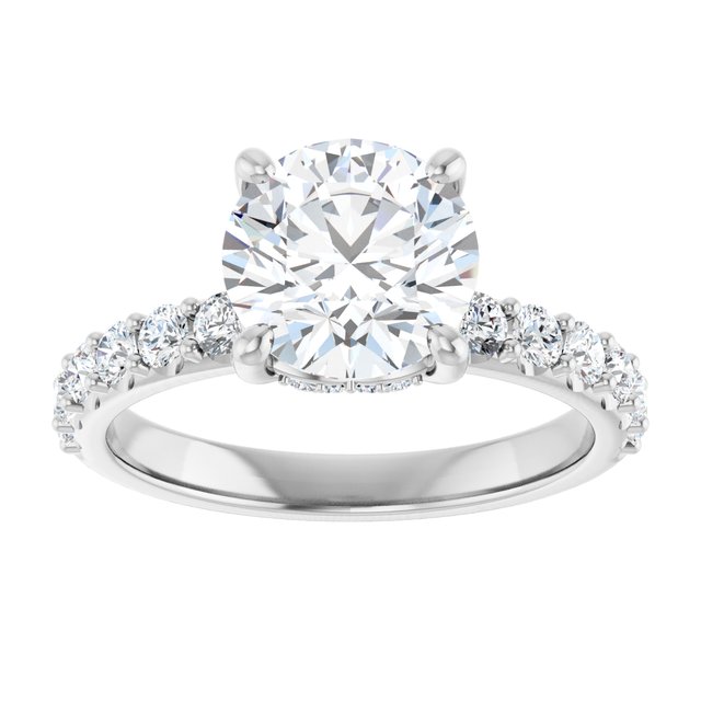 Accented Engagement Ring