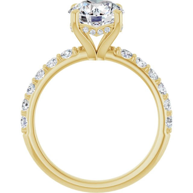 Accented Engagement Ring