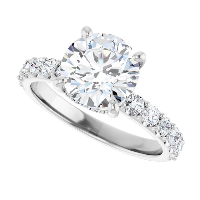 Accented Engagement Ring