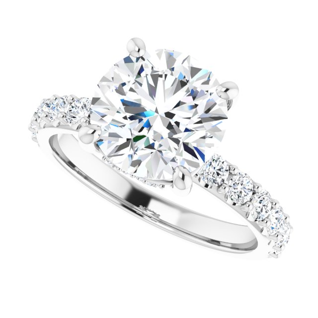 Accented Engagement Ring