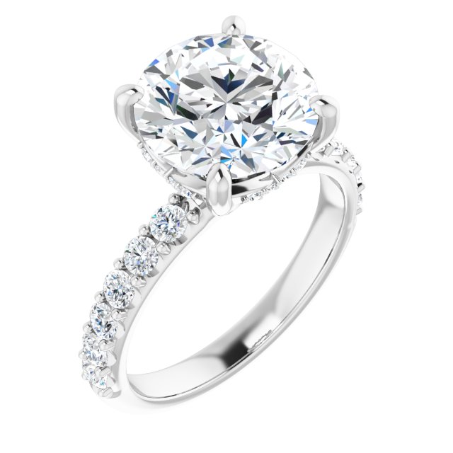 Accented Engagement Ring