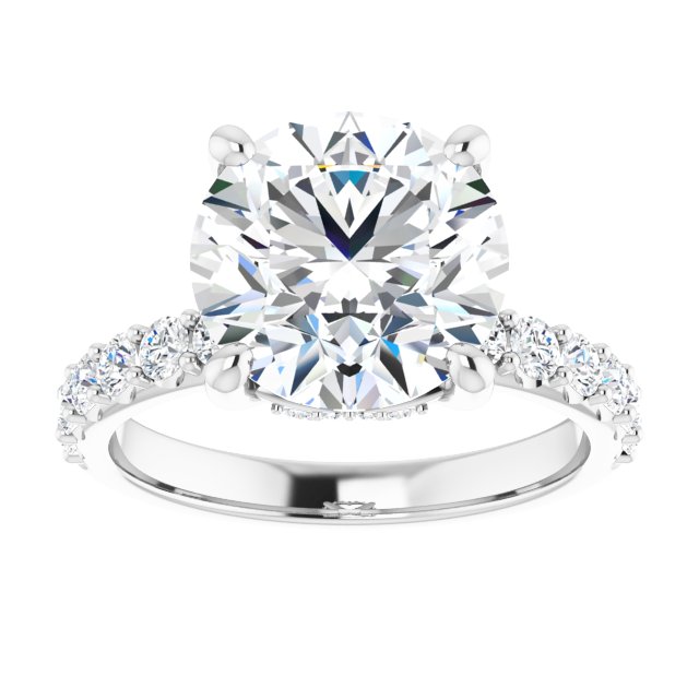 Accented Engagement Ring