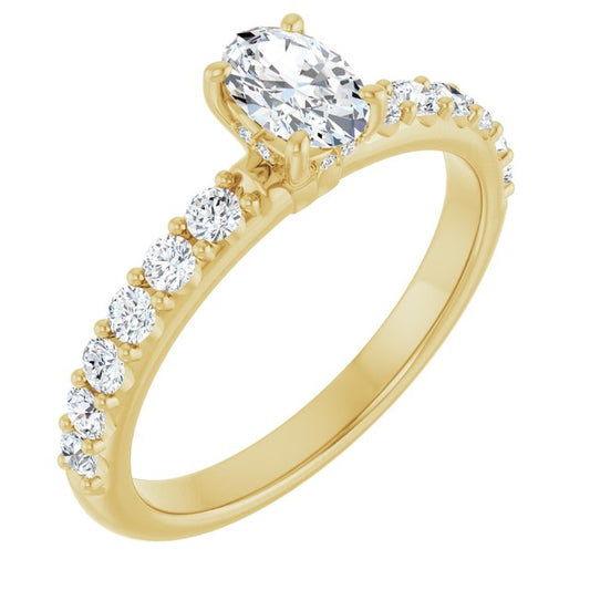 Accented Engagement Ring