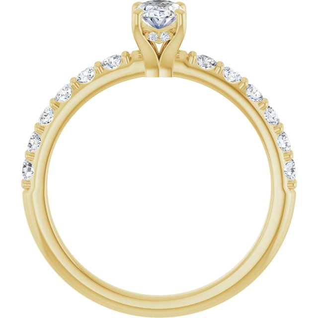 Accented Engagement Ring