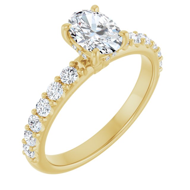 Accented Engagement Ring
