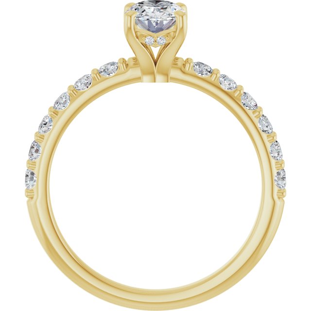 Accented Engagement Ring