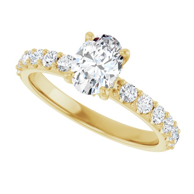 Accented Engagement Ring