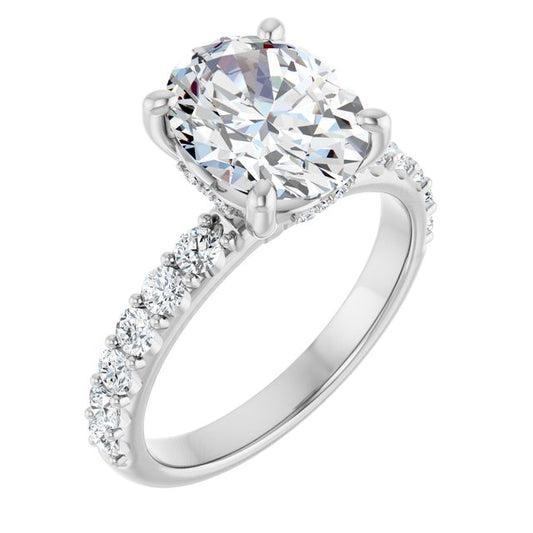 Accented Engagement Ring