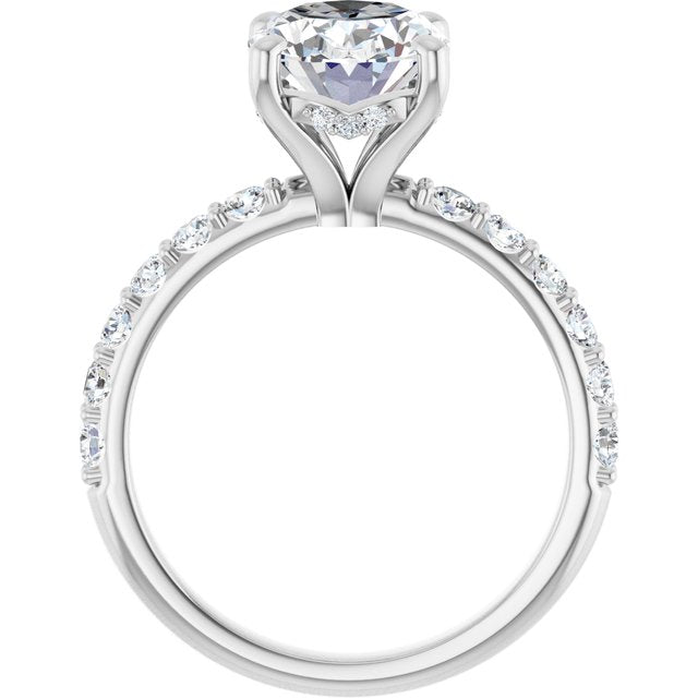 Accented Engagement Ring