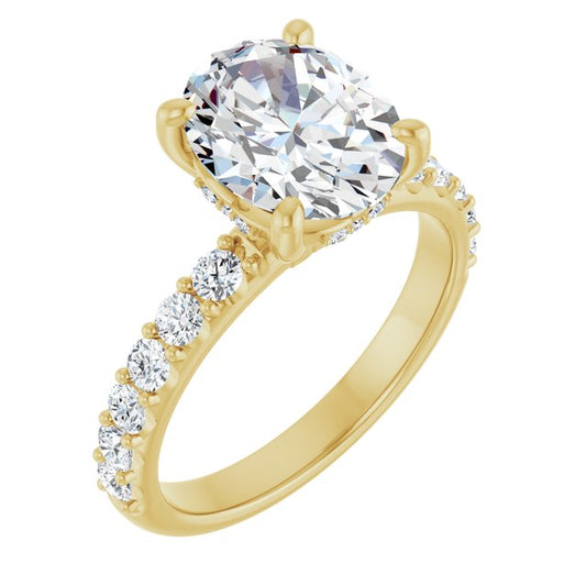Accented Engagement Ring