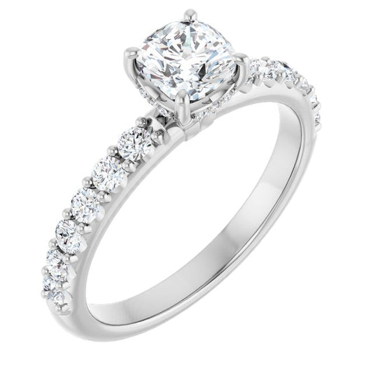 Accented Engagement Ring