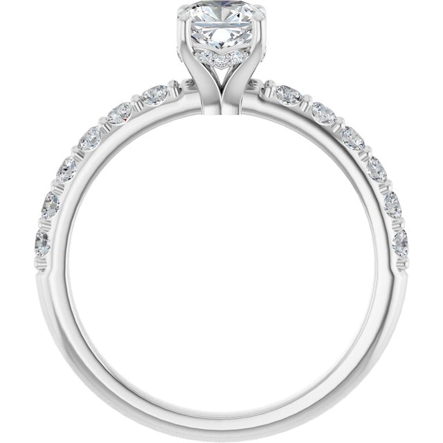 Accented Engagement Ring