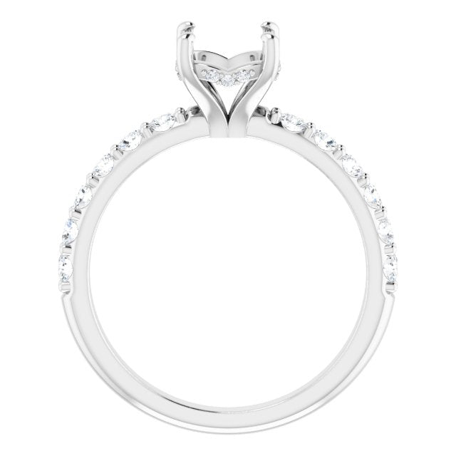 Accented Engagement Ring