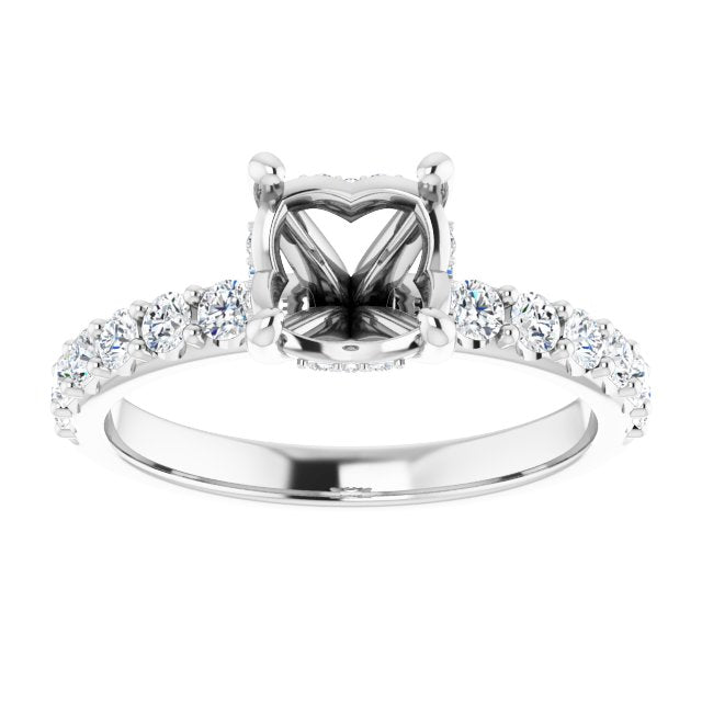 Accented Engagement Ring