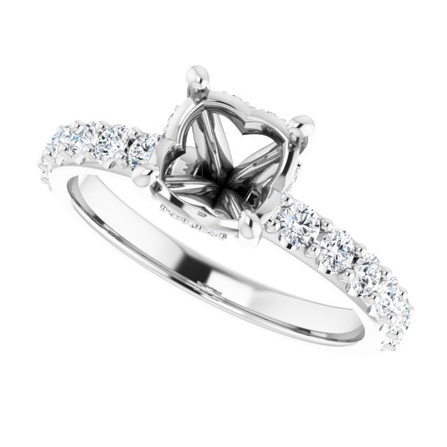 Accented Engagement Ring
