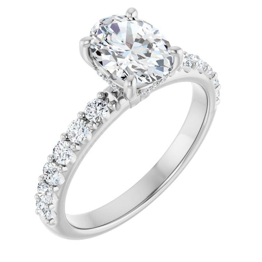 Accented Engagement Ring