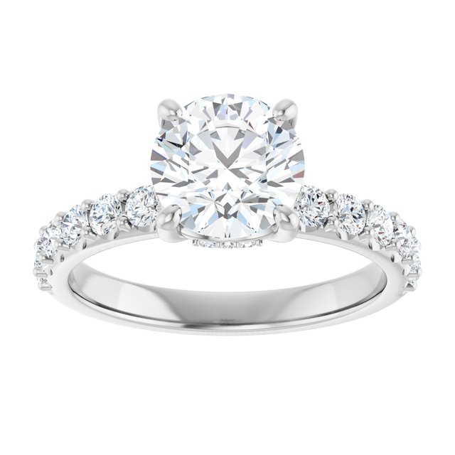 Accented Engagement Ring