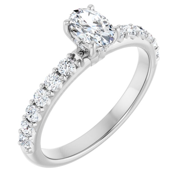 Accented Engagement Ring