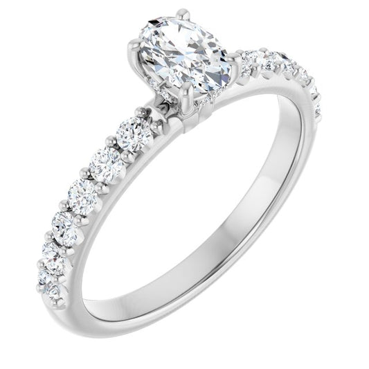 Accented Engagement Ring