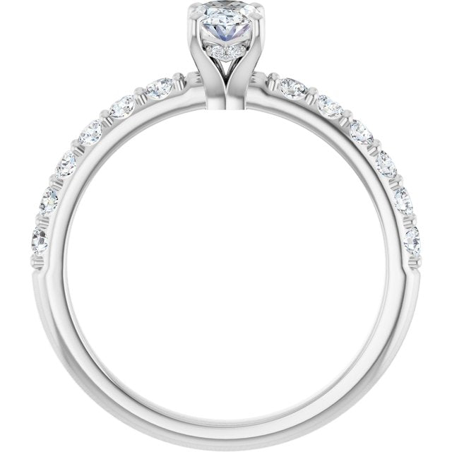 Accented Engagement Ring
