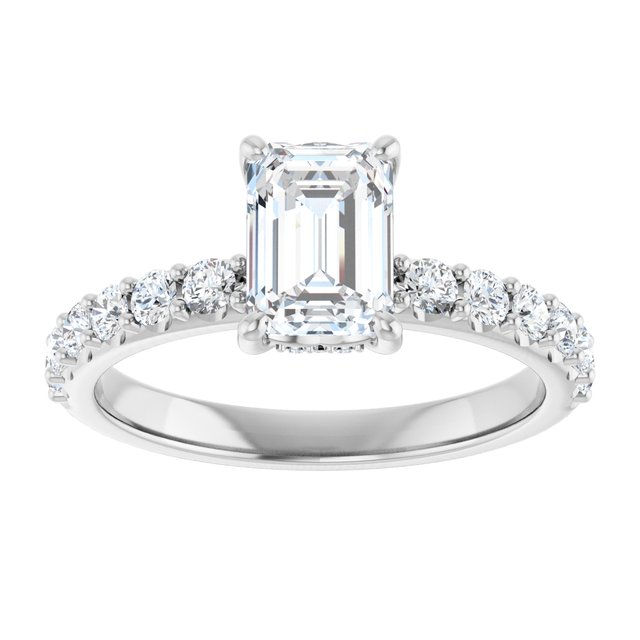 Accented Engagement Ring