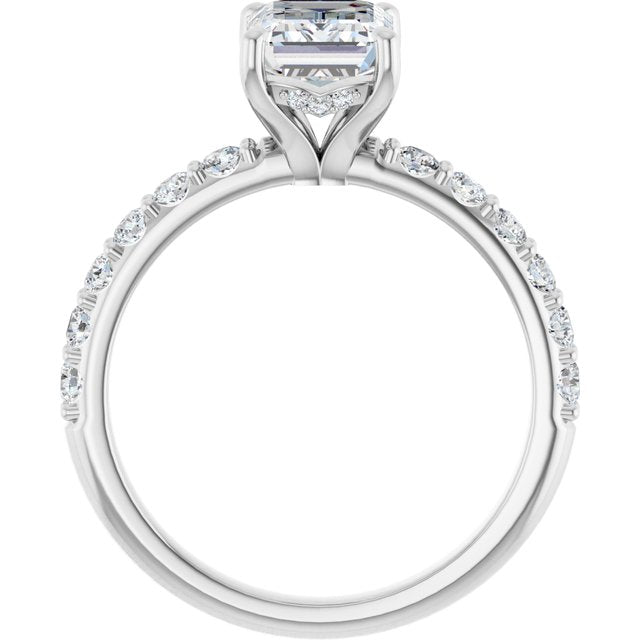 Accented Engagement Ring