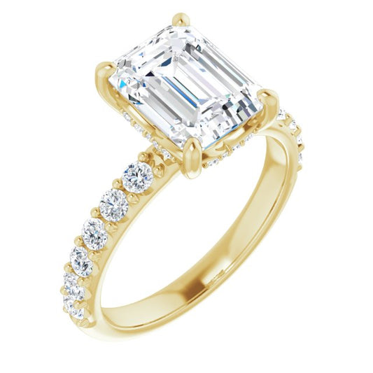 Accented Engagement Ring
