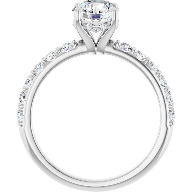 Accented Engagement Ring