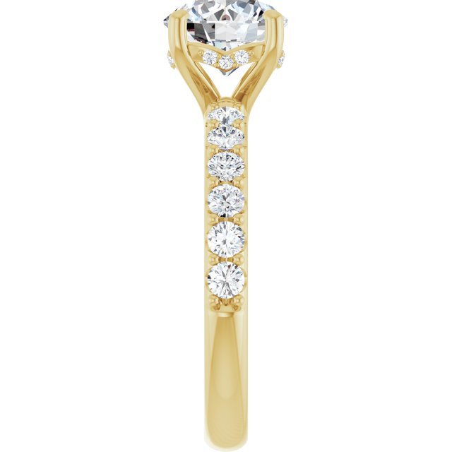 Accented Engagement Ring