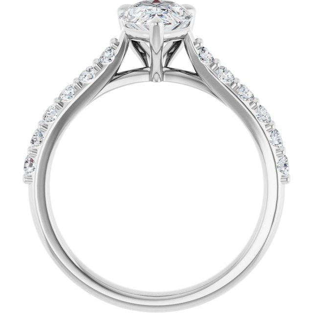 Accented Engagement Ring