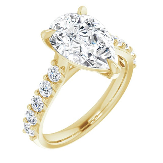 Accented Engagement Ring