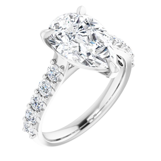Accented Engagement Ring