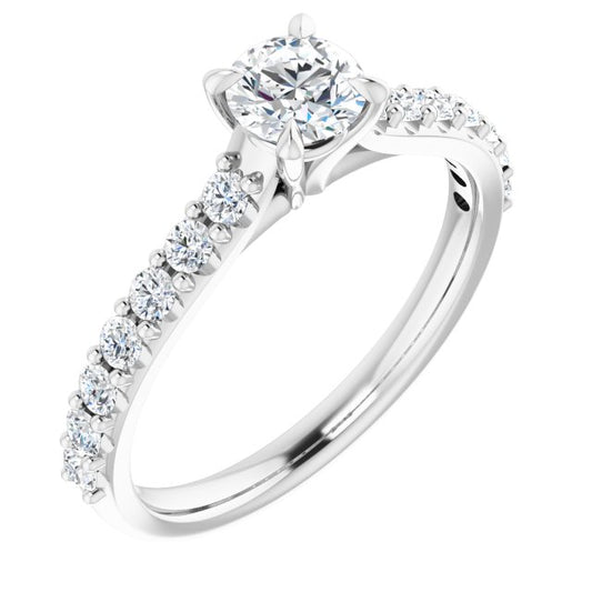 Accented Engagement Ring