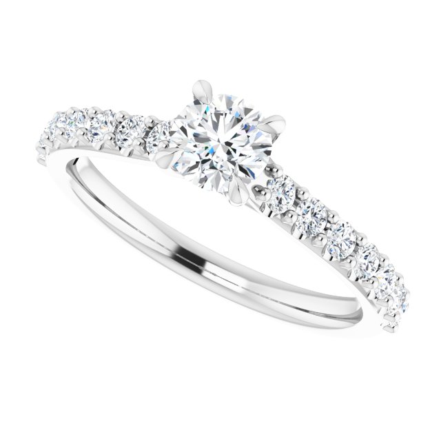 Accented Engagement Ring