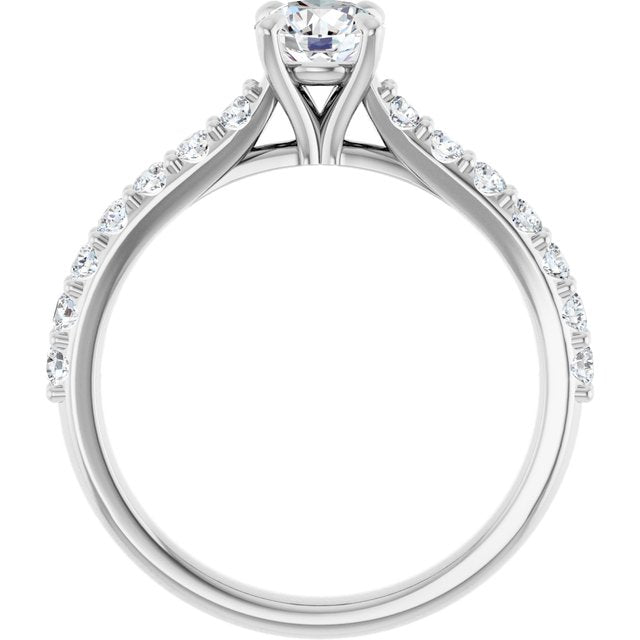 Accented Engagement Ring