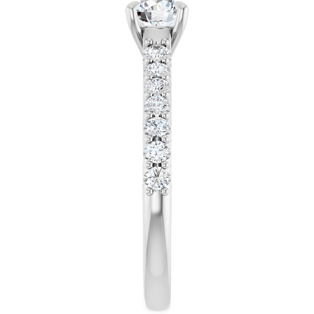 Accented Engagement Ring