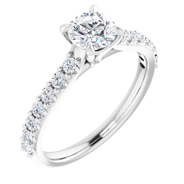 Accented Engagement Ring