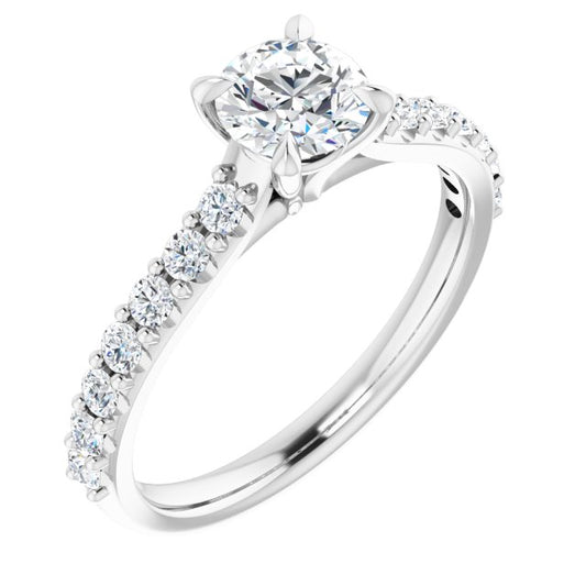 Accented Engagement Ring