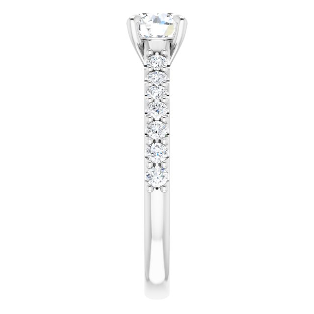 Accented Engagement Ring