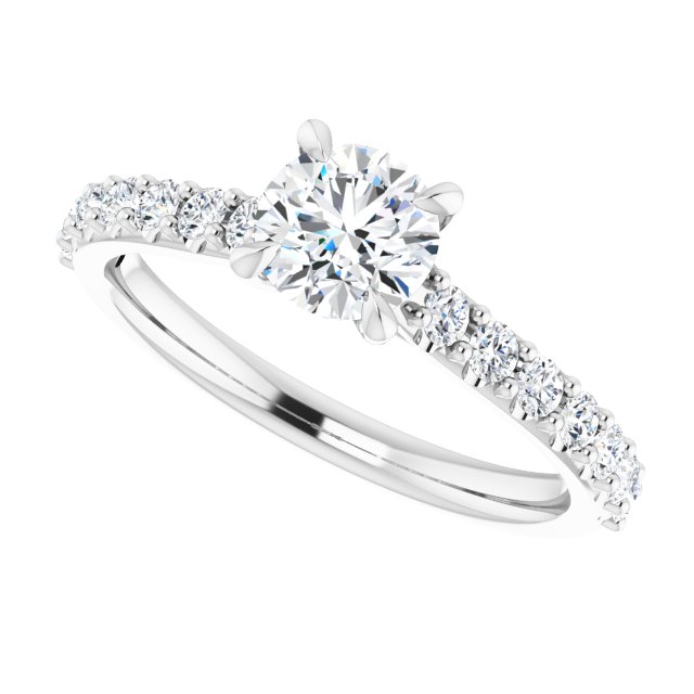 Accented Engagement Ring
