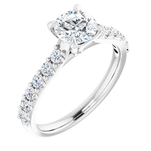 Accented Engagement Ring