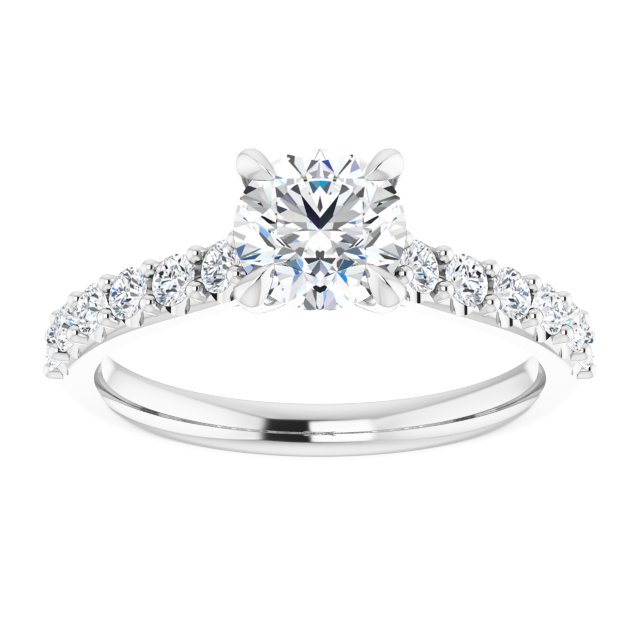 Accented Engagement Ring