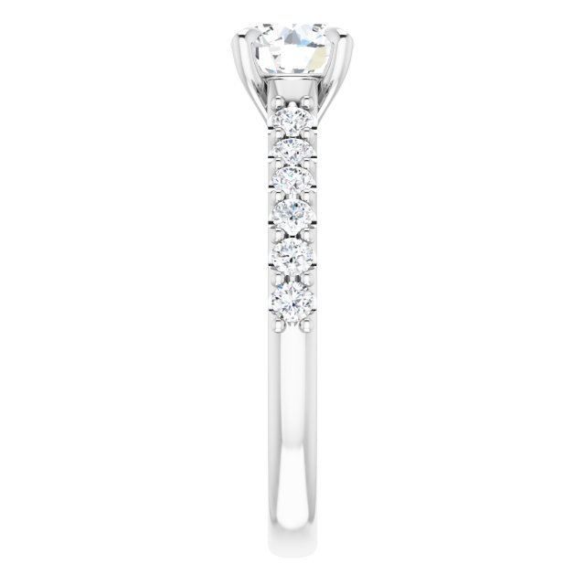 Accented Engagement Ring