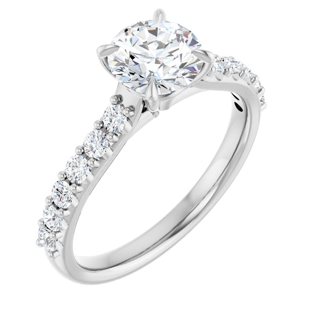 Accented Engagement Ring