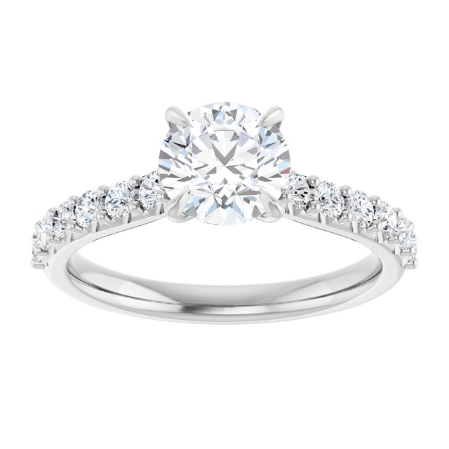 Accented Engagement Ring