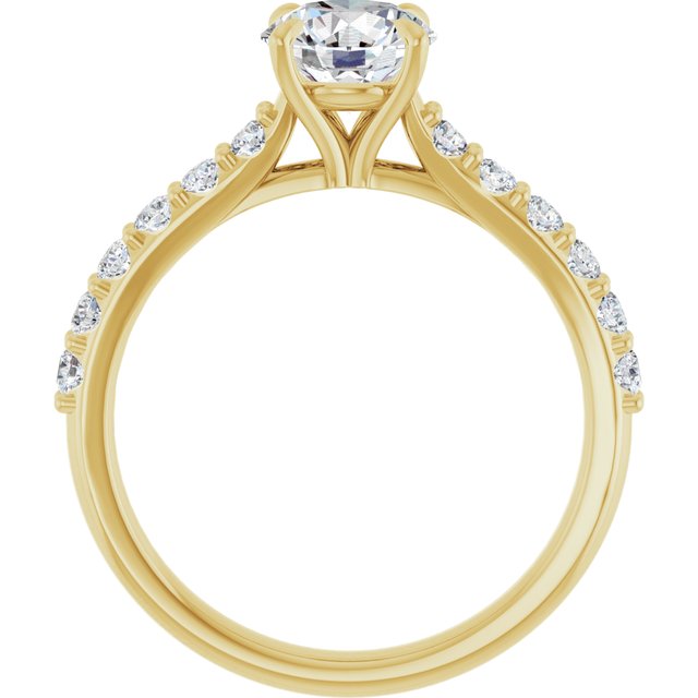 Accented Engagement Ring