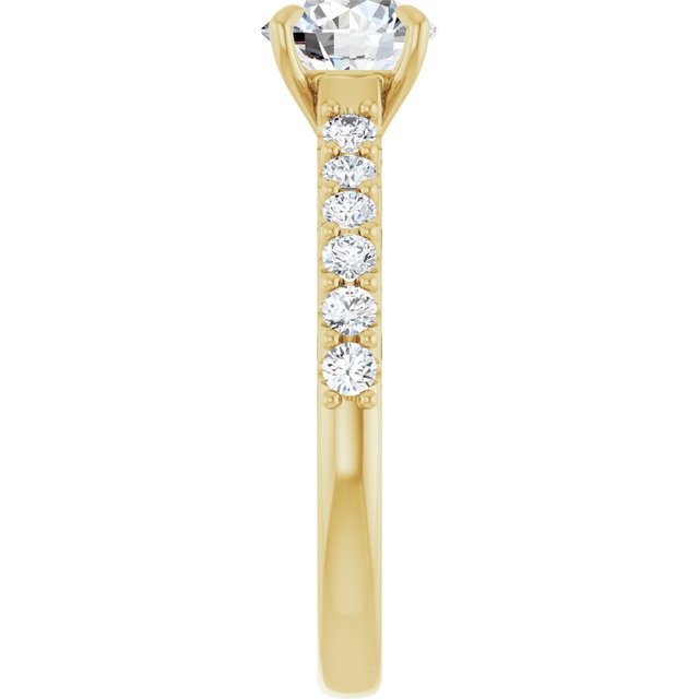Accented Engagement Ring