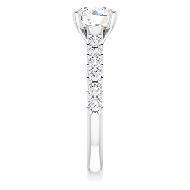 Accented Engagement Ring
