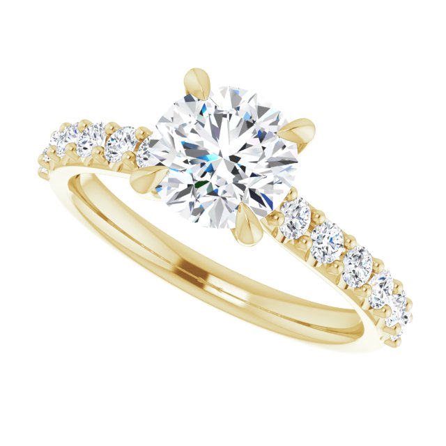 Accented Engagement Ring