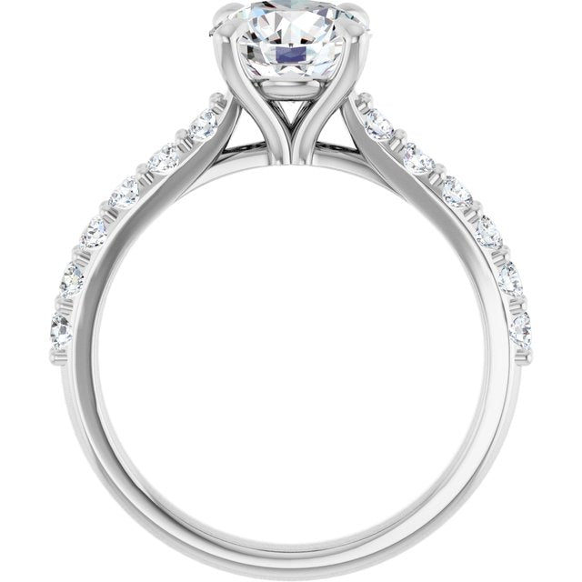 Accented Engagement Ring